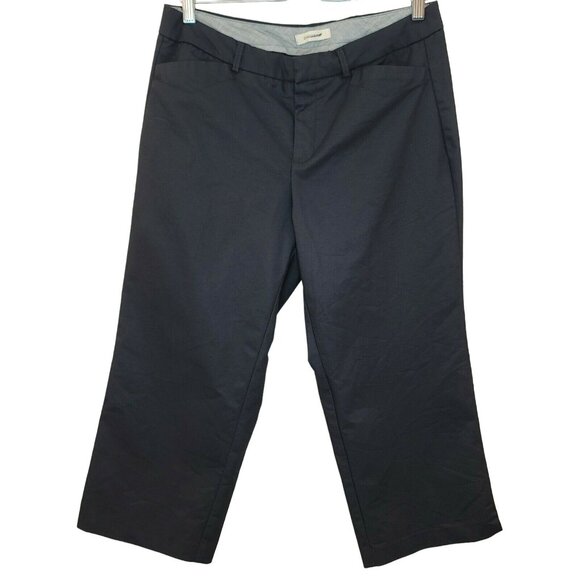 Dockers Womens Pants Size 10 Black Capri Straight Leg Stretch Basic Casual Work - Picture 1 of 12